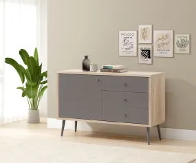 06B7 Sideboard in Antique Pine/Grey