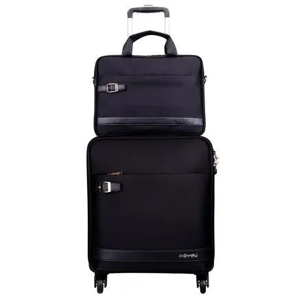 16/18/20/22/24 Inch Oxford Rolling Luggage Spinner Travel Luggage Hand Trolley Men Boarding