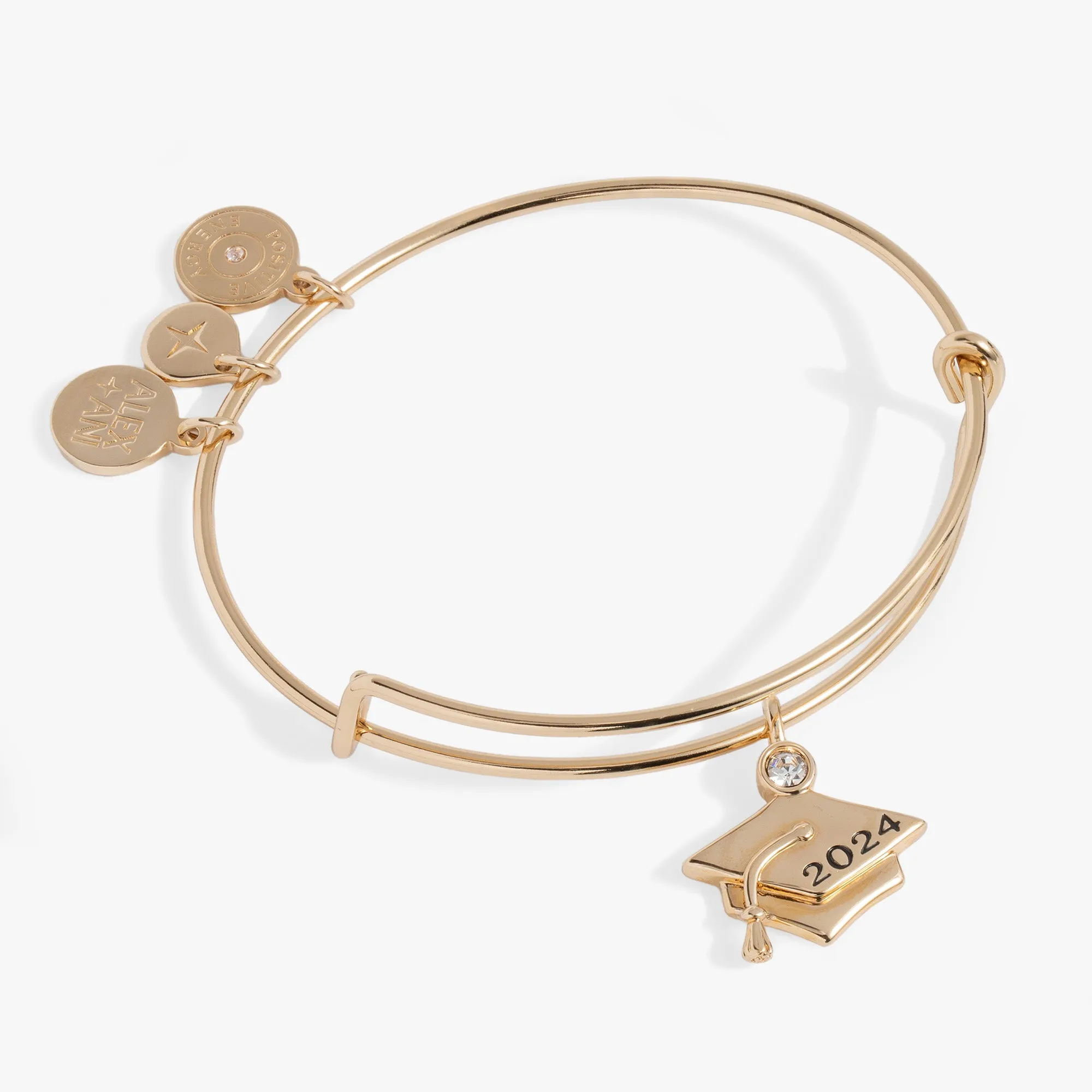 2024 Graduation Cap Charm Bangle