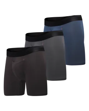 3 Pack Re:Luxe Paradise Pocket Boxer Brief - Standard Fit