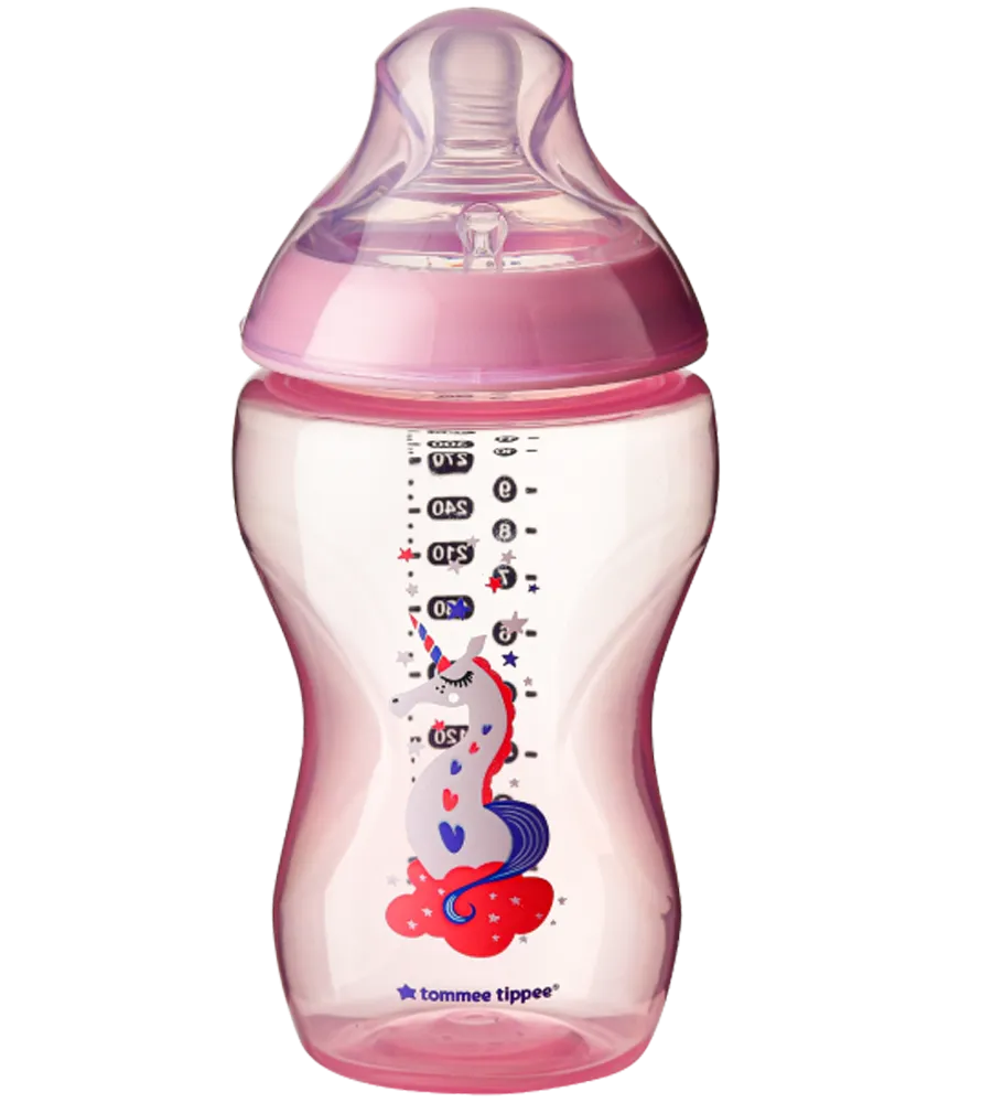 340ML/12OZ TIinted Bottle Pink Tommee Tippee 422698