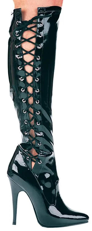 5" Heel Knee High Stretch Boot (ES-Fierce)