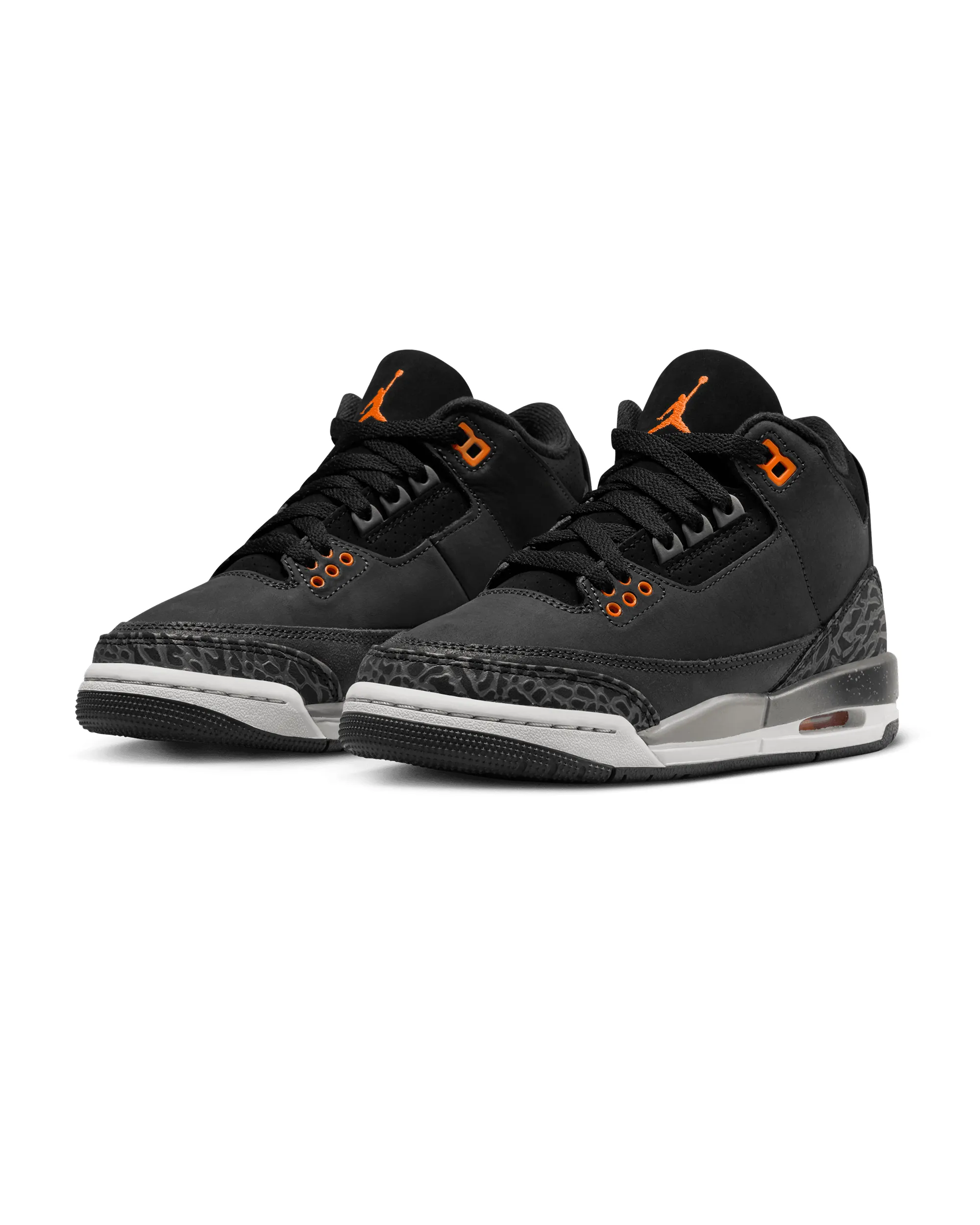 Air Jordan 3 Retro (Gs) - Night Stadium / Total Orange-Black