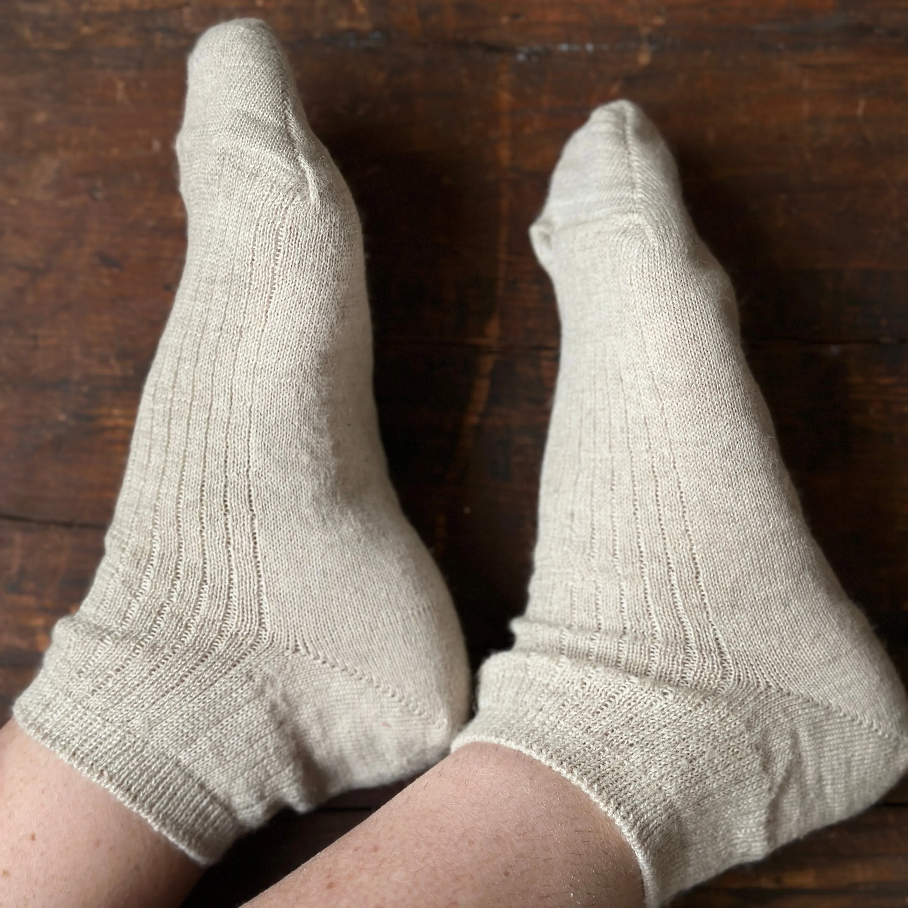 Ankle Sports Socks - Organic Merino/Linen (Adults 36-43) *Returning soon