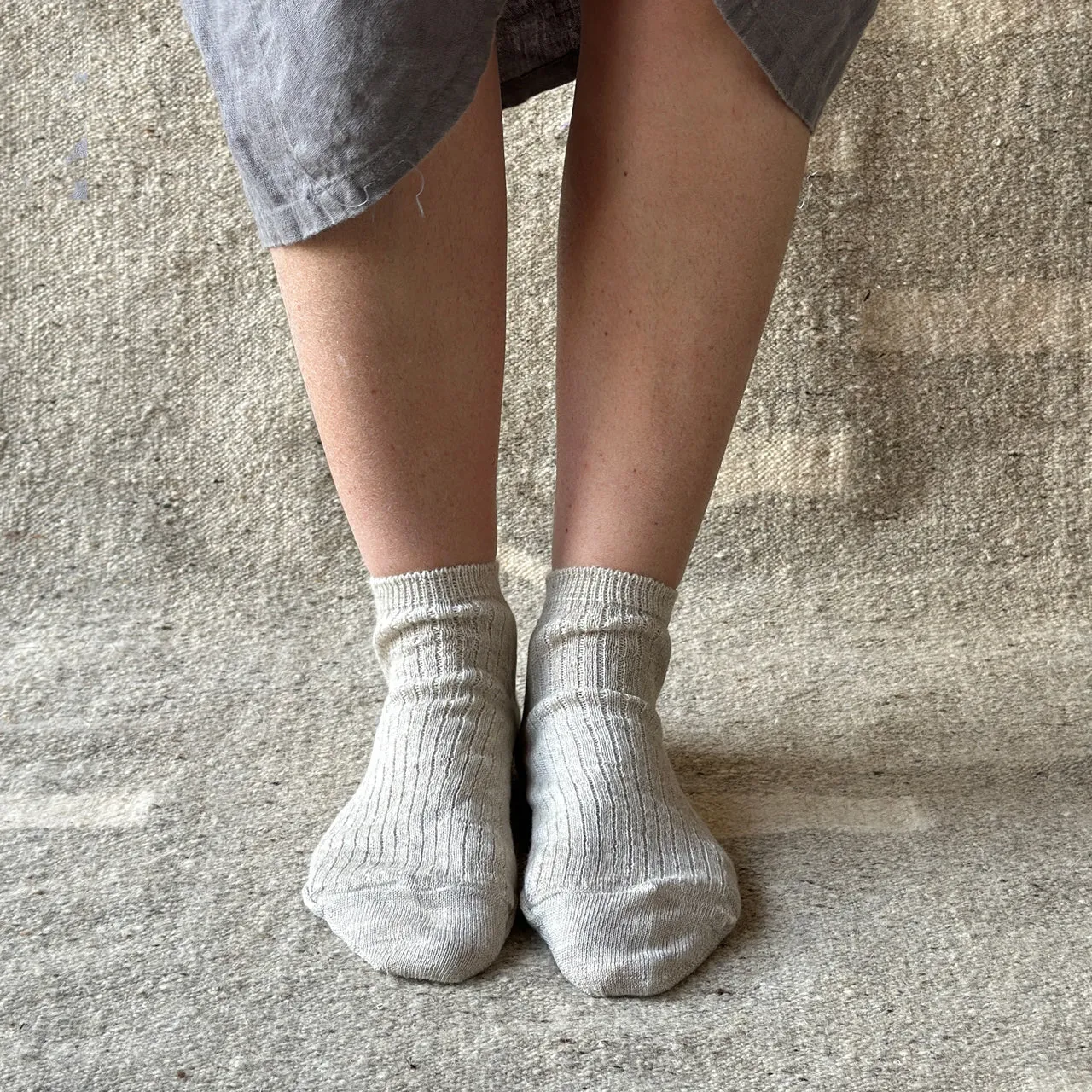 Ankle Sports Socks - Organic Merino/Linen (Adults 36-43) *Returning soon