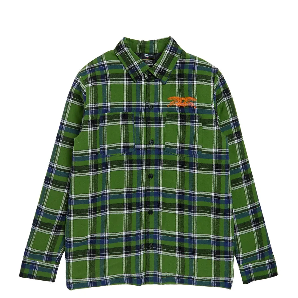 Anti Hero - Classic Eagle Flannel (Green/Blue)