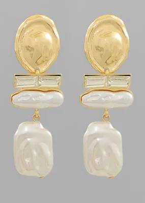 Arya Pearl Drop Earrings