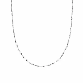 Astra Twisted Chain Necklace Sterling Silver