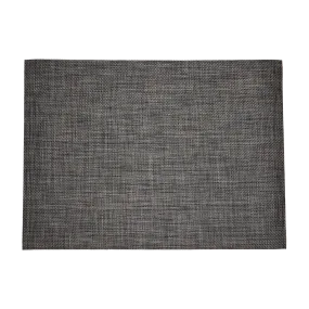 BASKETWEAVE 6' x 9' RUG, CARBON