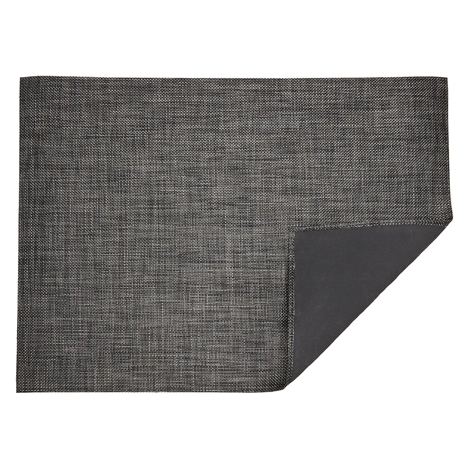 BASKETWEAVE 8' x 10' RUG, CARBON