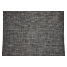 BASKETWEAVE 8' x 10' RUG, CARBON