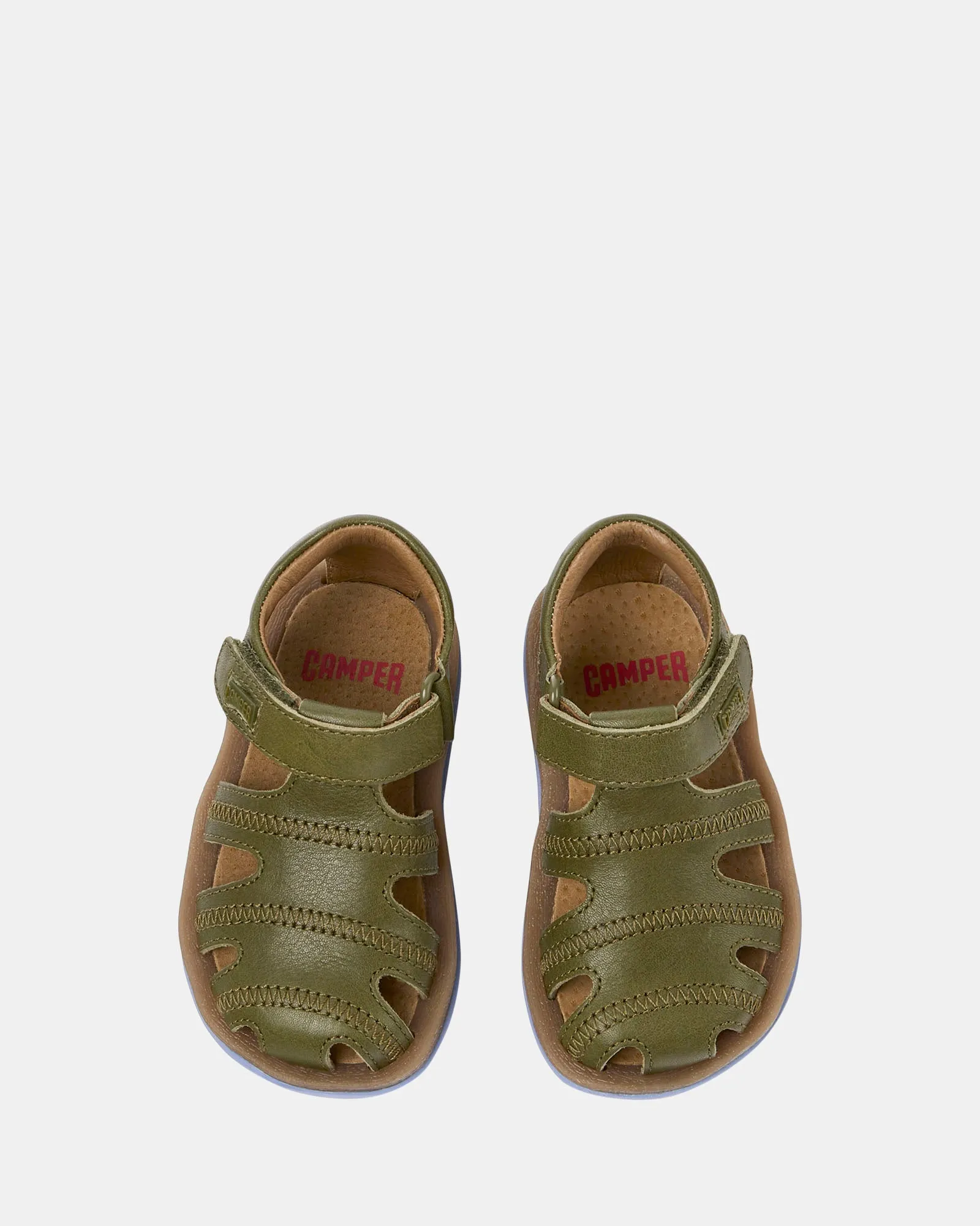 Bicho Cage Sandals Infant Medium Green