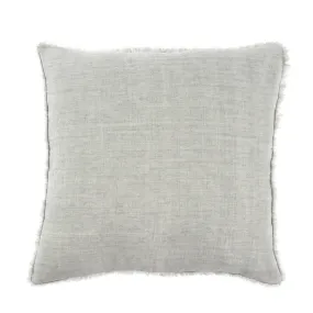 Cambri Flint Grey Linen Pillow