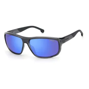 Carrera 8038/ 09V 63Z0(CAR21) Unisex Grey Blue Sunglasses