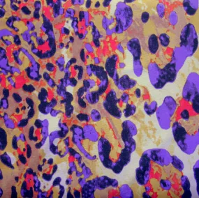 Colorful Leopard Swimsuit Fabric