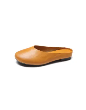 Comfortable Retro Leather Slippers 35-43