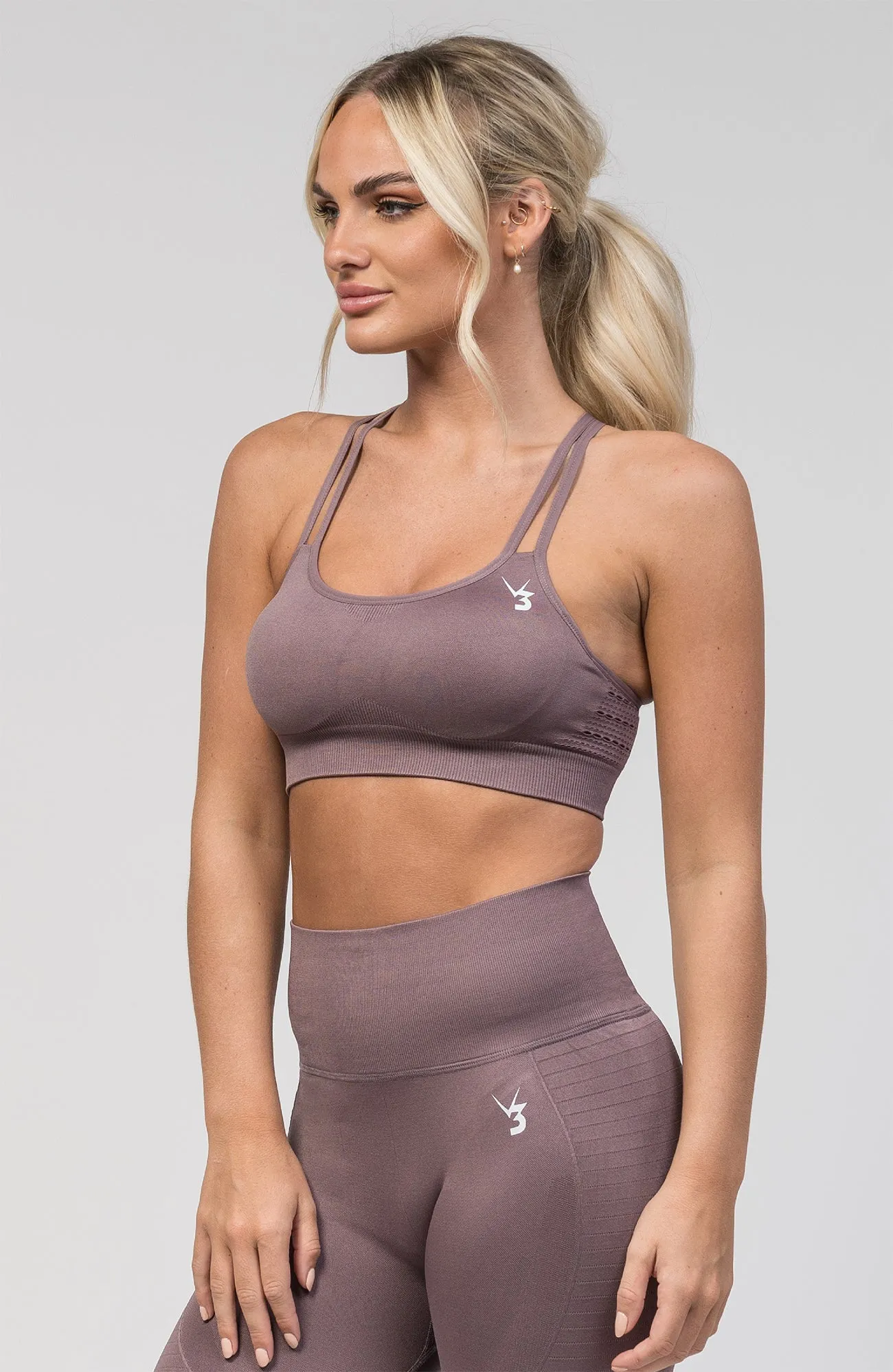 Contour Seamless Sports Bra - Mauve