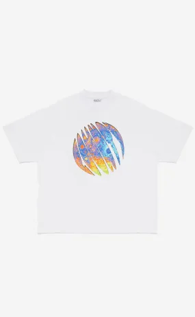 COUNTY LUNAR OVER T-SHIRT WHITE LIGHT BL