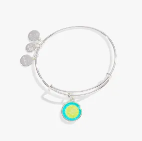 Crystal Cosmic Balance Charm Bangle Bracelet