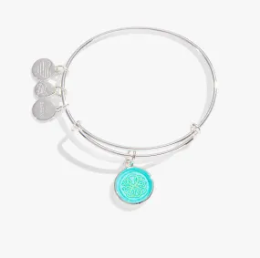 Crystal Path of Life Charm Bangle Bracelet