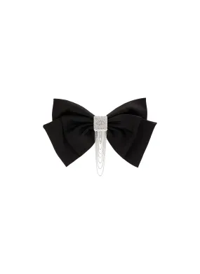 CRYSTAL PAVÉ STUD HAIR BOW