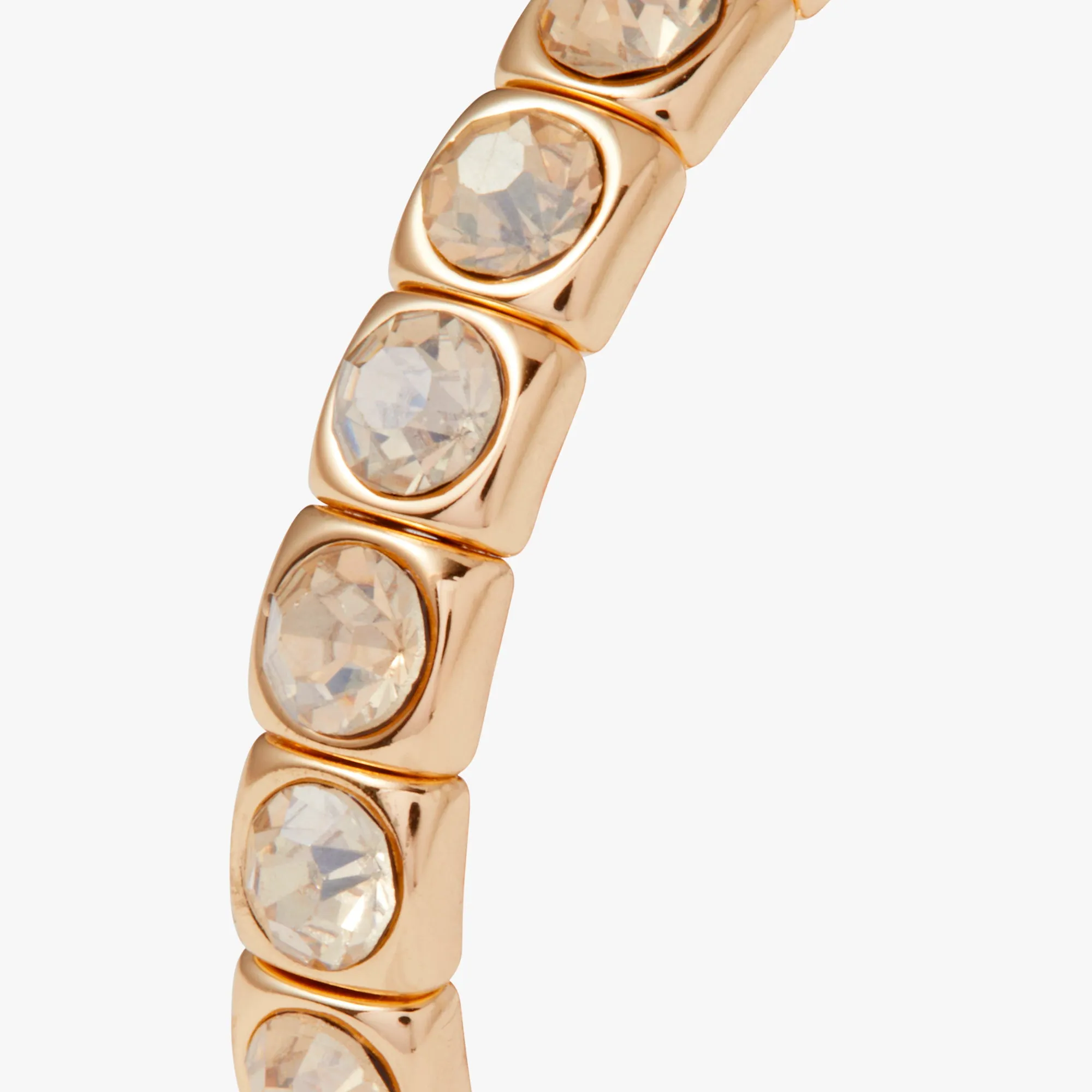 Crystal Stretch Bracelet, Champagne