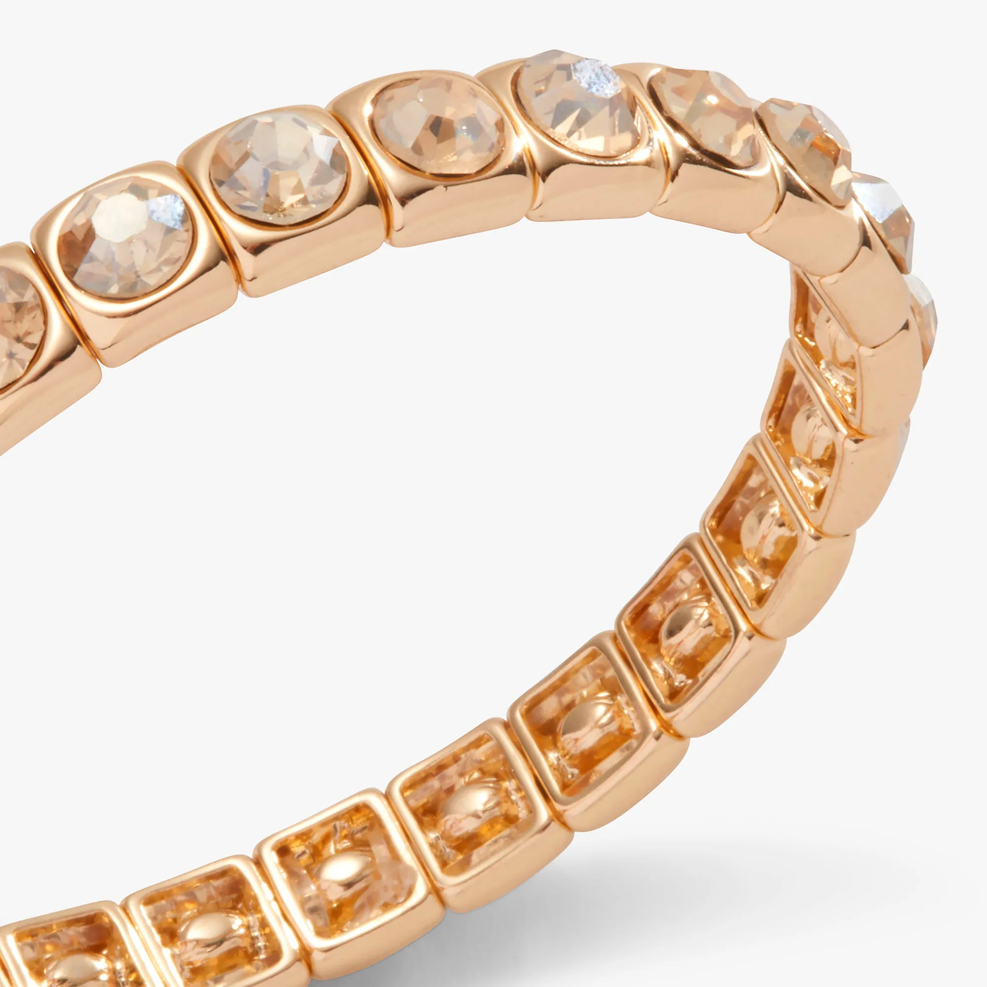 Crystal Stretch Bracelet, Champagne