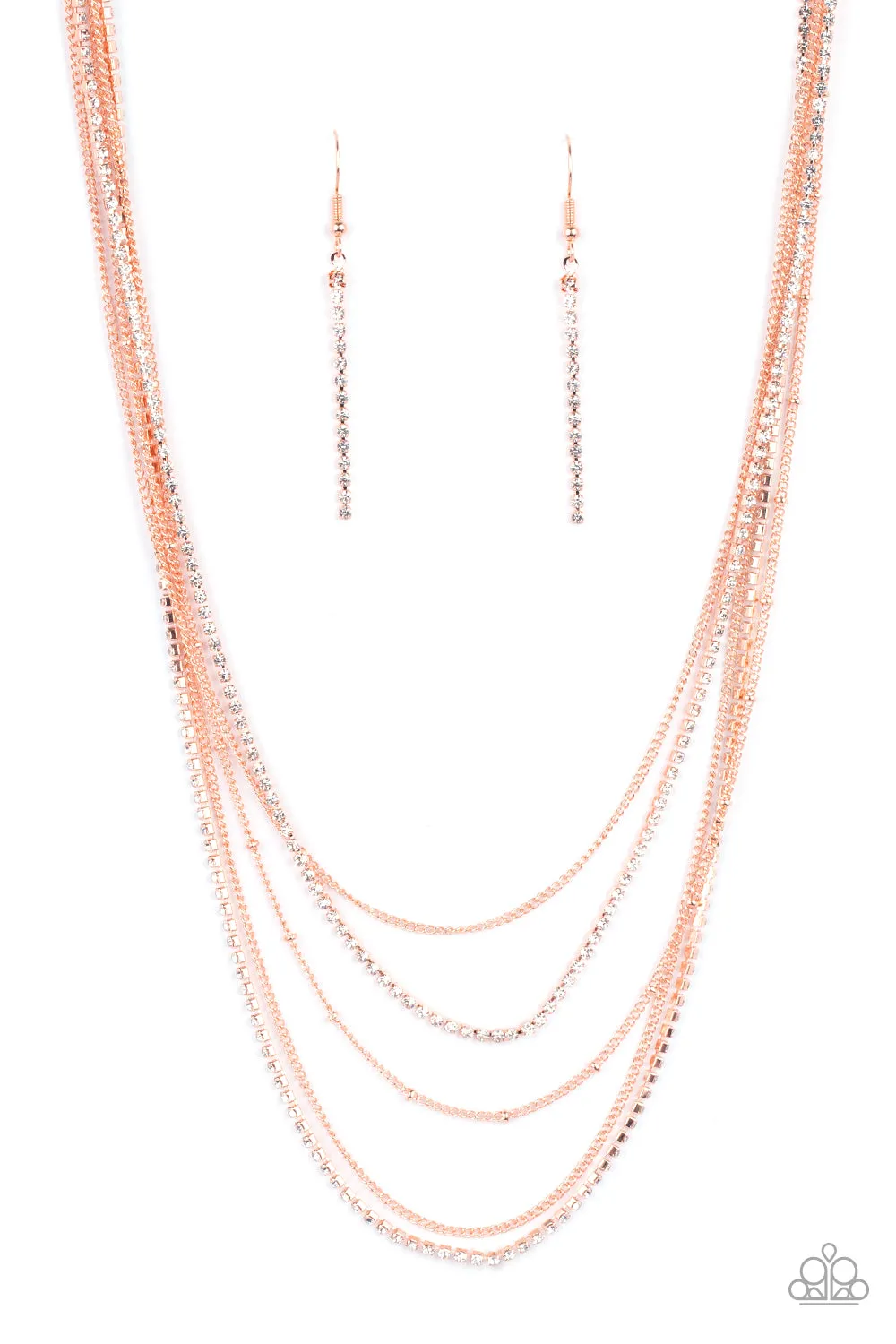 Dangerously Demure Copper-Necklace