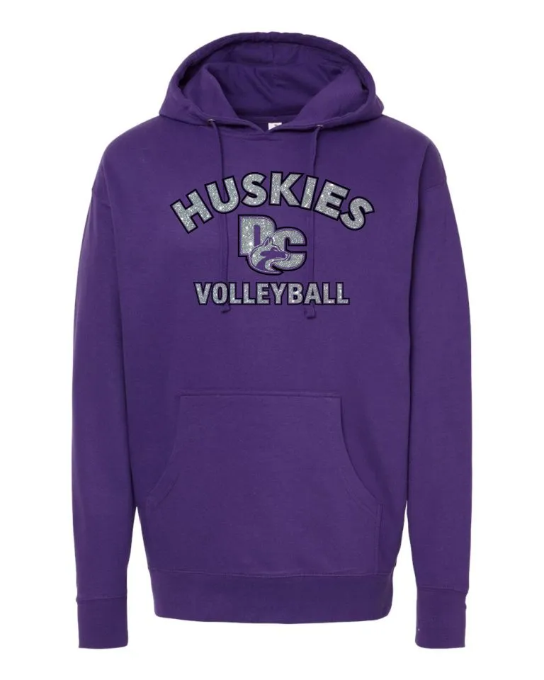 DCHS Volleyball ARC Hoodie- Matte or Glitter