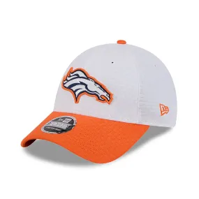 Denver Broncos NFL Training 2024 White 9FORTY Stretch Snap Cap