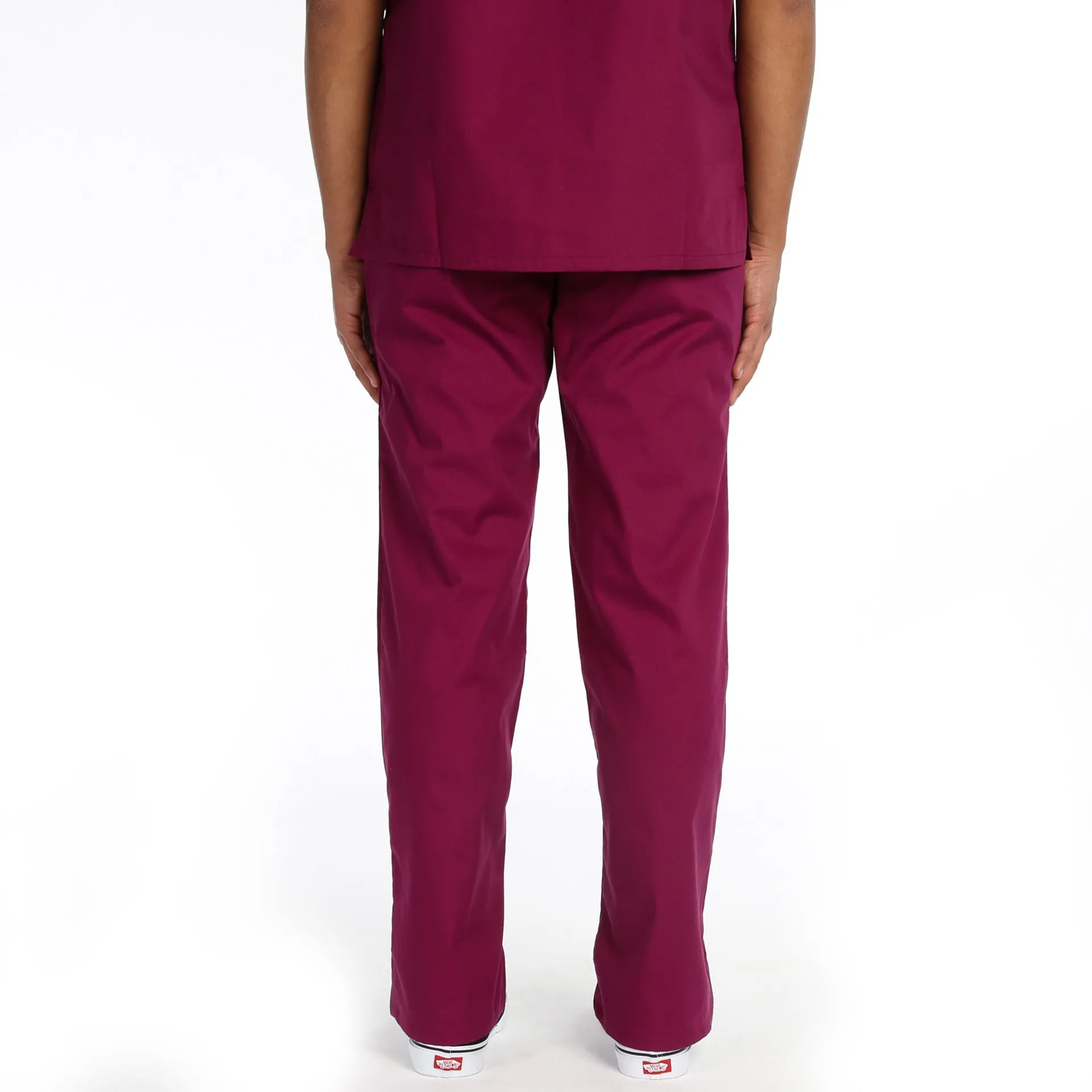 Dickies Unisex Drawstring Scrub Pant - Wine