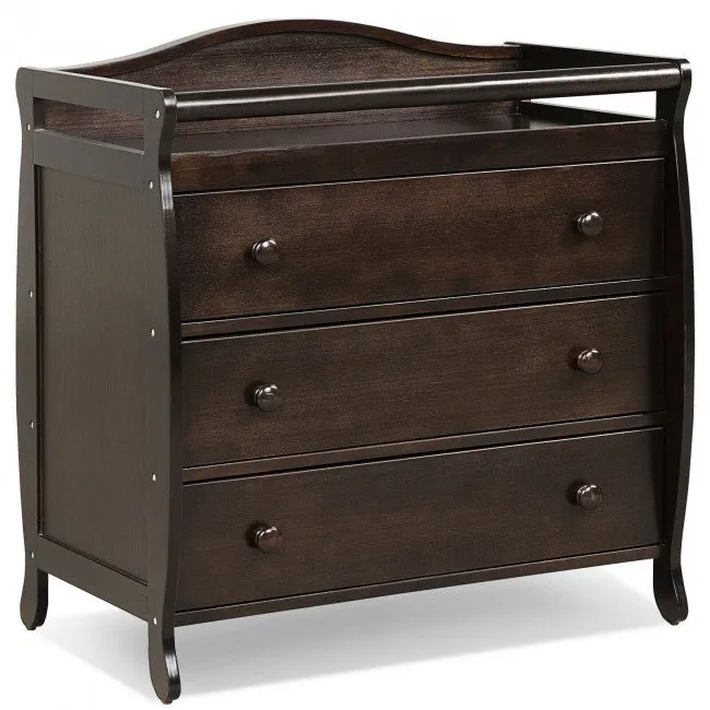 Dresser Changing Table with 3 Drawers & Safety Belt