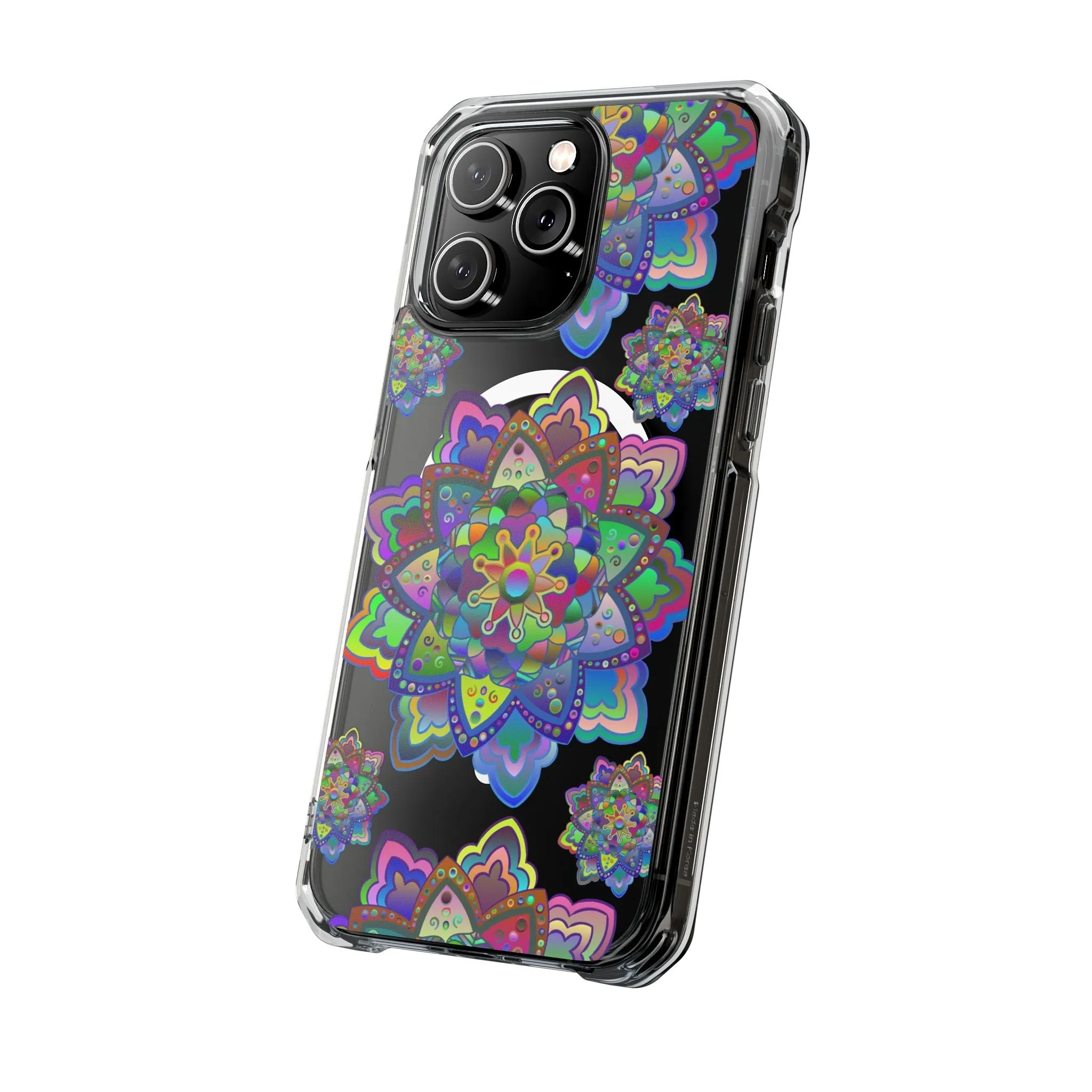 Elegant Mandala MagSafe®-Compatible iPhone 14/15 Impact Case