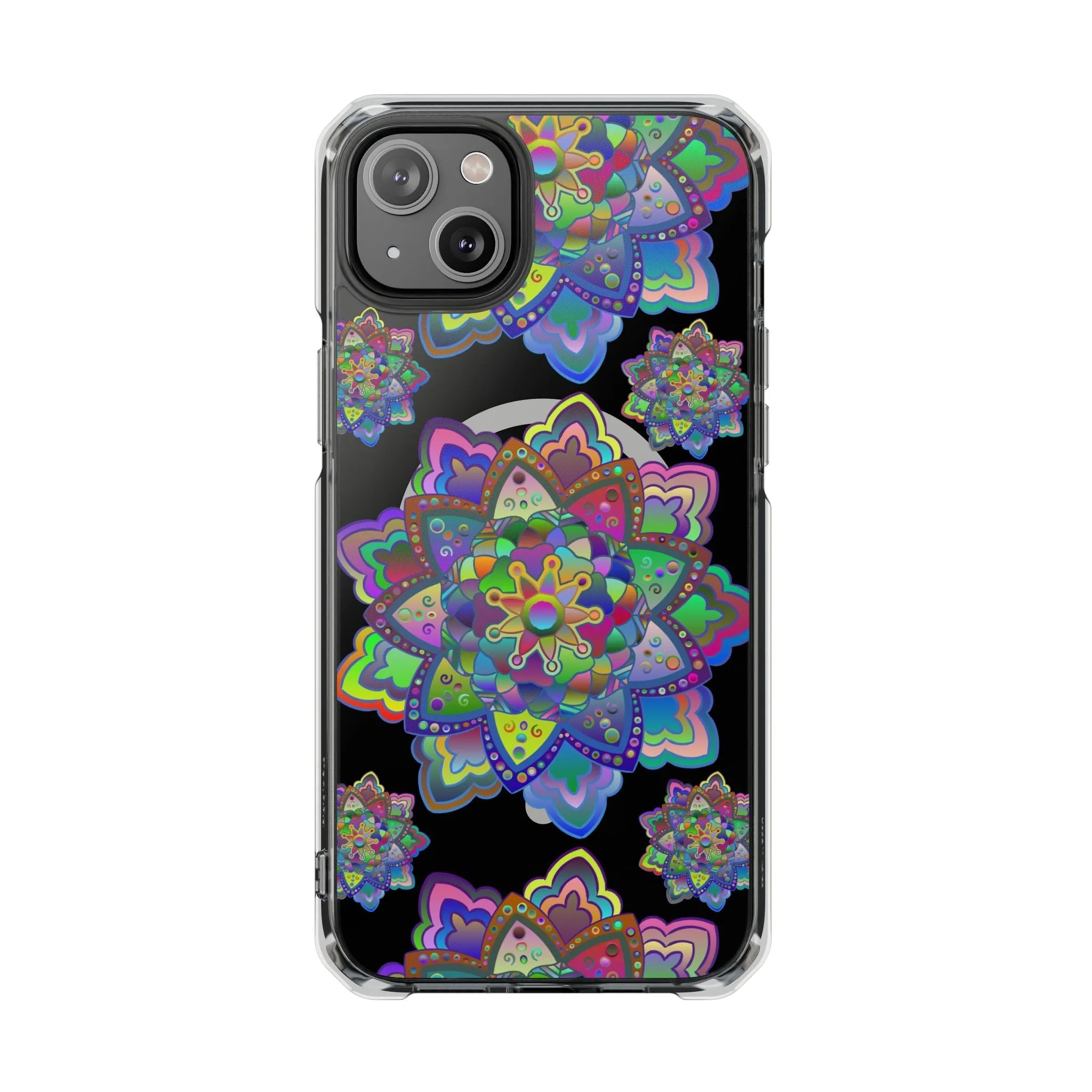 Elegant Mandala MagSafe®-Compatible iPhone 14/15 Impact Case