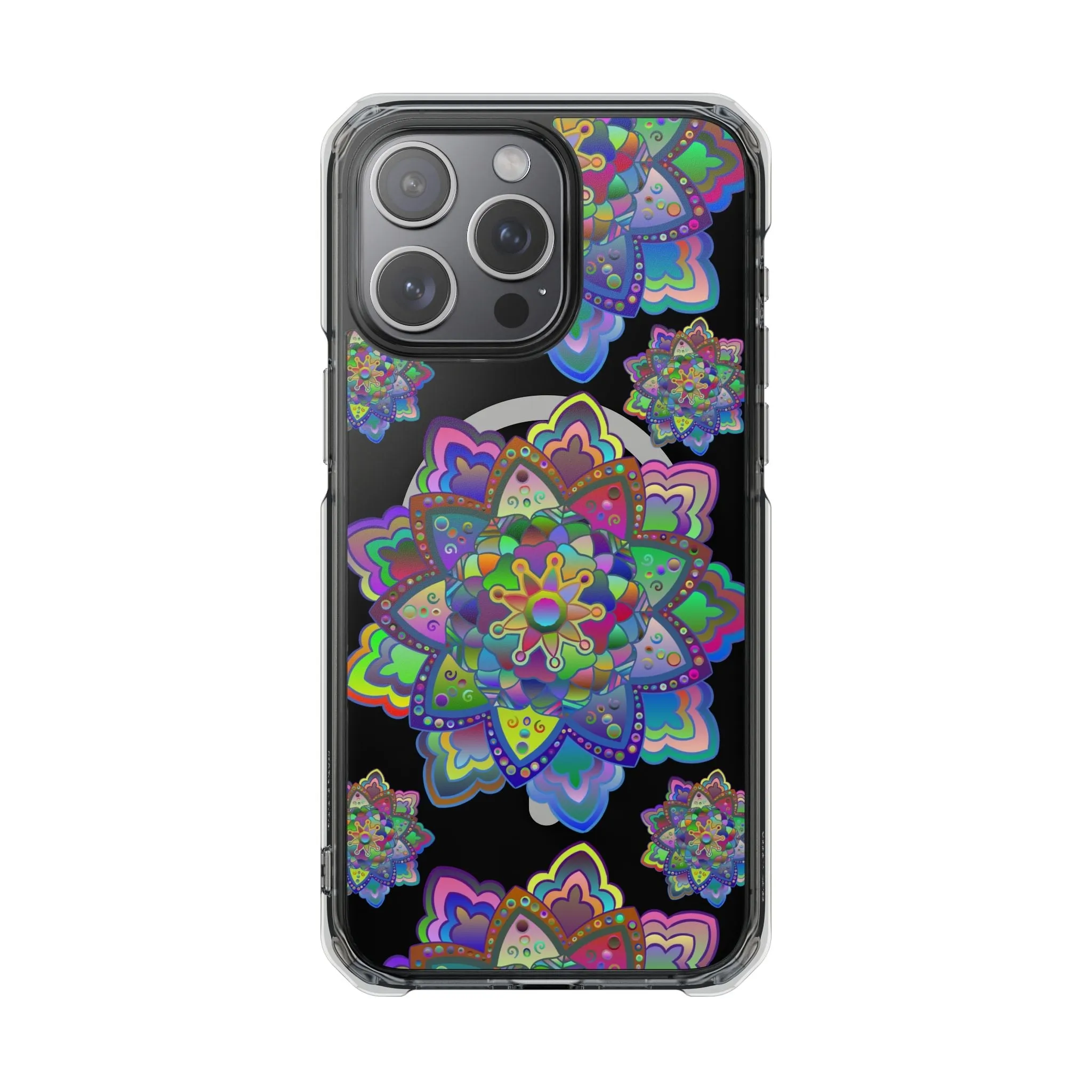 Elegant Mandala MagSafe®-Compatible iPhone 14/15 Impact Case