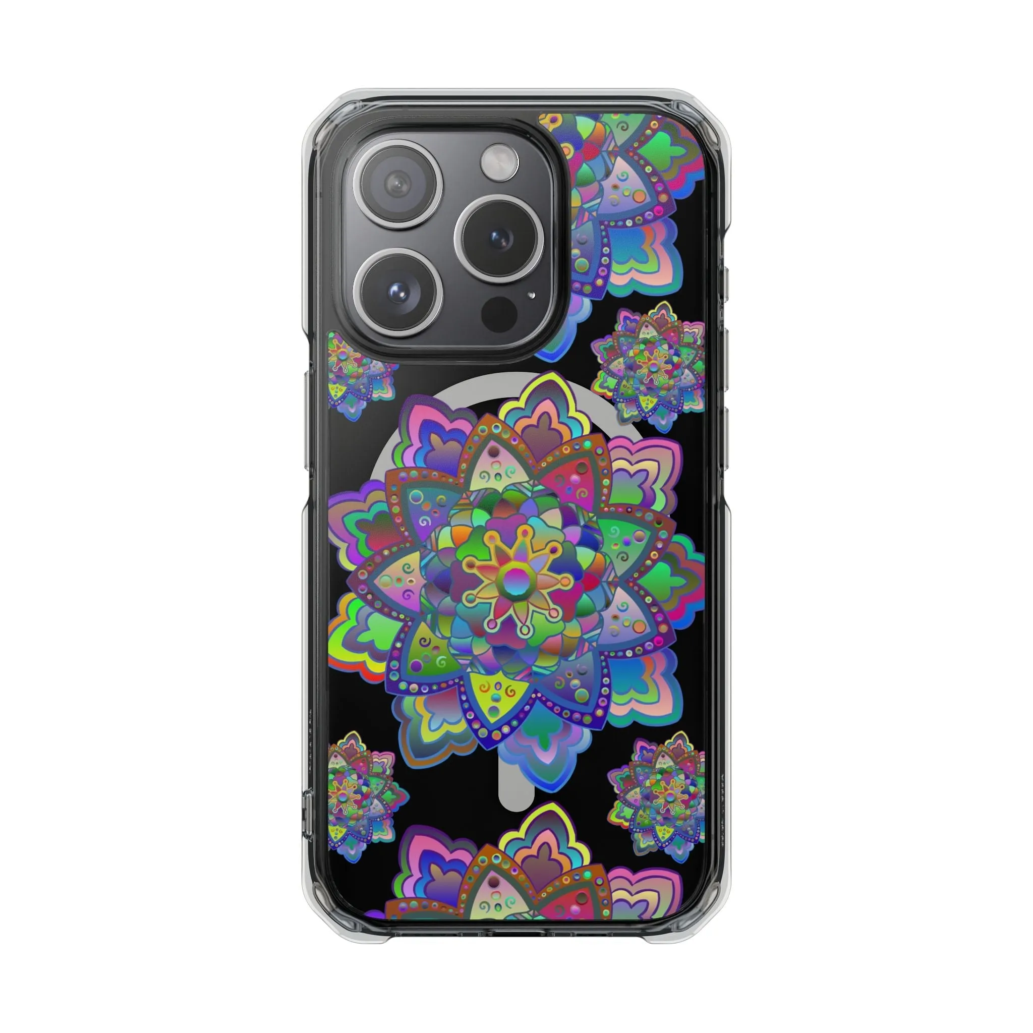 Elegant Mandala MagSafe®-Compatible iPhone 14/15 Impact Case