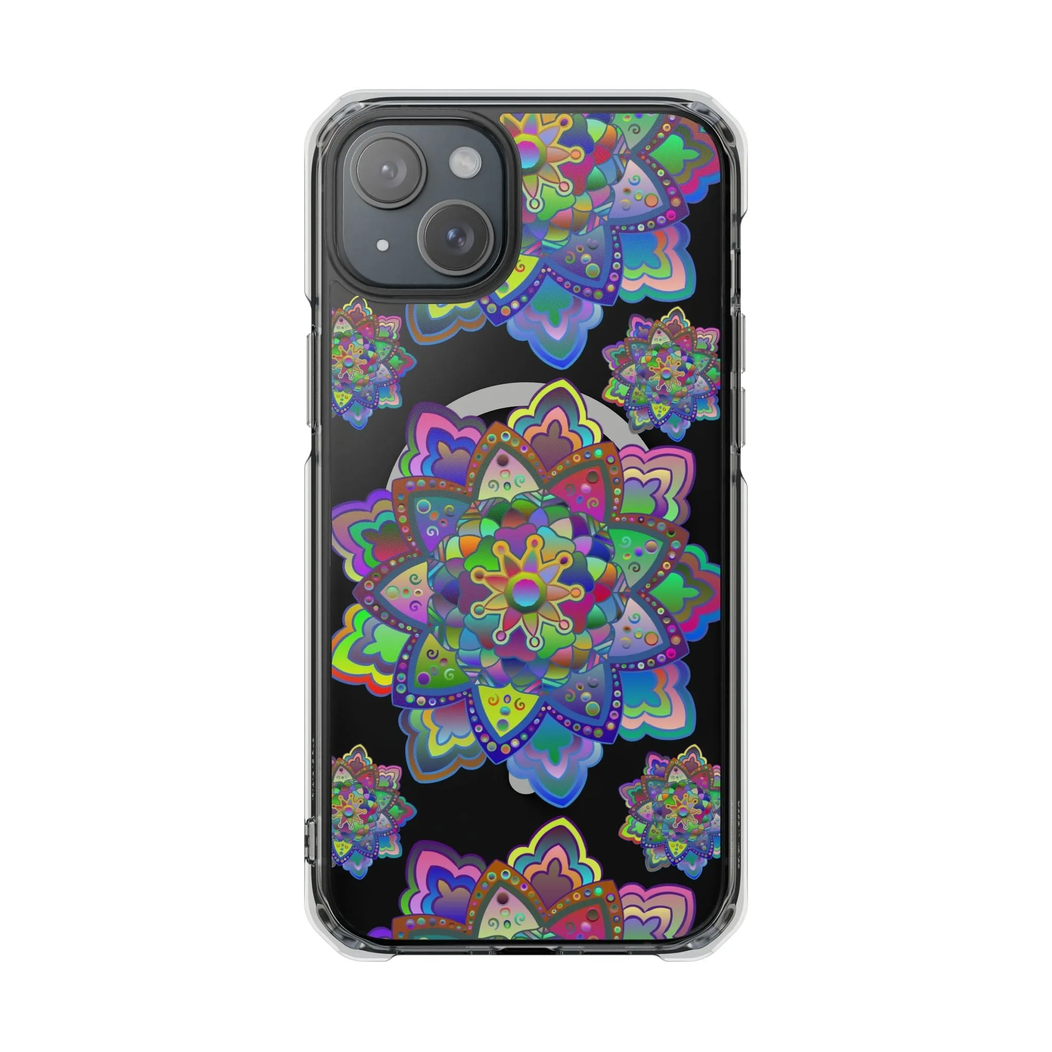 Elegant Mandala MagSafe®-Compatible iPhone 14/15 Impact Case