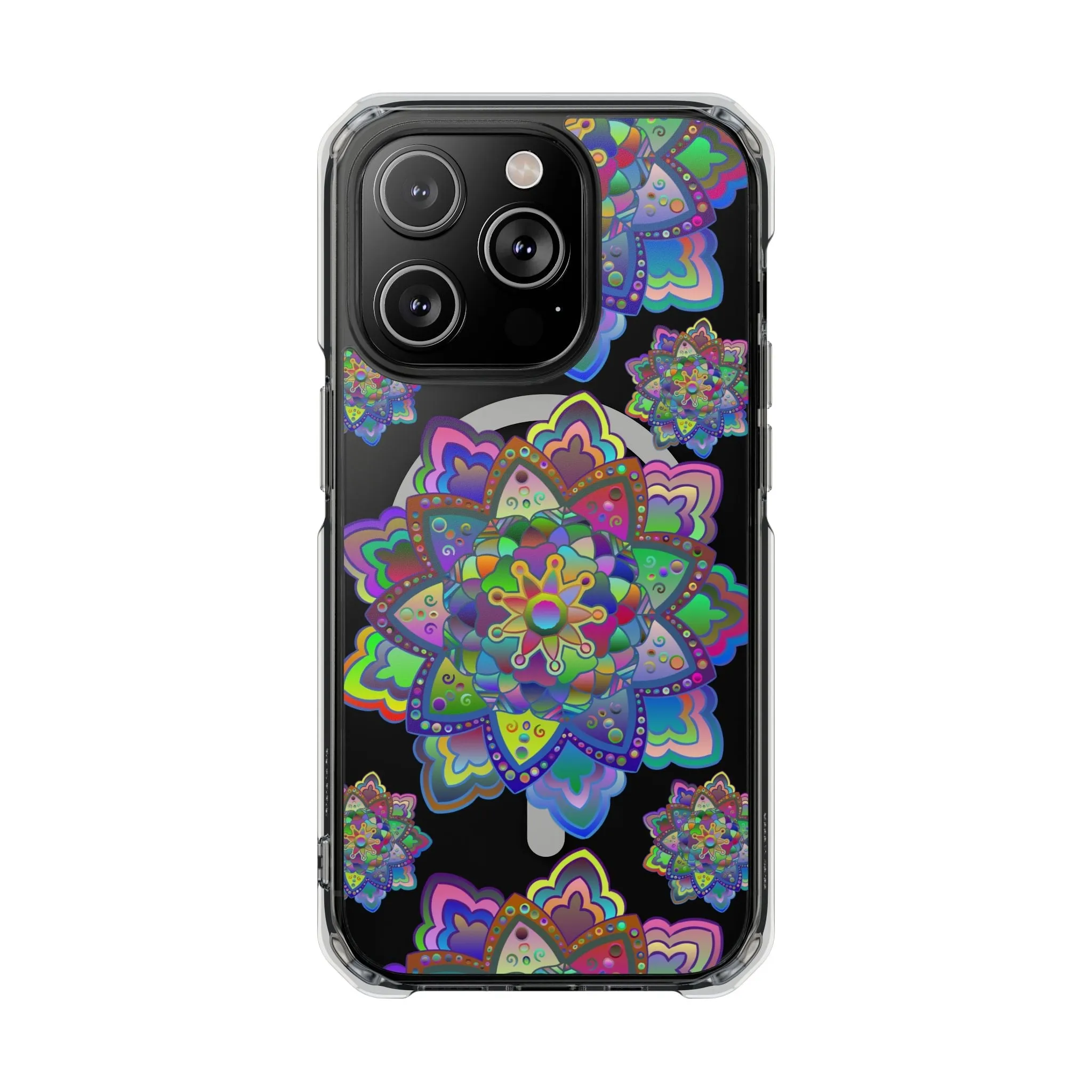 Elegant Mandala MagSafe®-Compatible iPhone 14/15 Impact Case