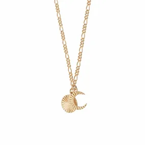 Estée Lalonde Luna Charm Necklace 18ct Gold Plate