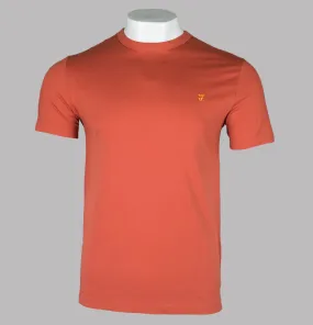 Farah Danny S/S T-Shirt Torch Orange