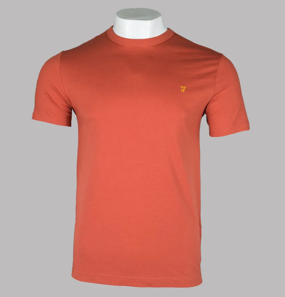 Farah Danny S/S T-Shirt Torch Orange