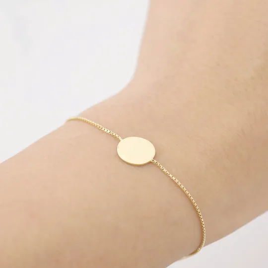 Flat circle Bracelet