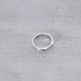 Flat signet Ring