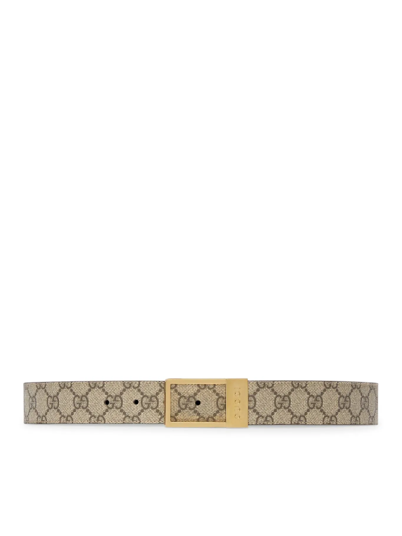 GG belt with rectangular buckle