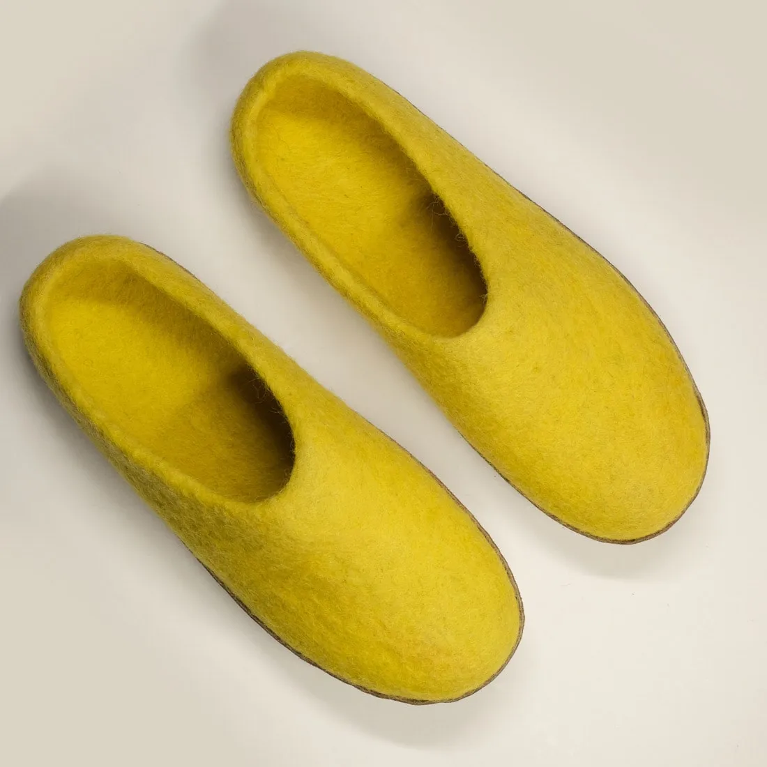 Greta Felted Wool Slippers