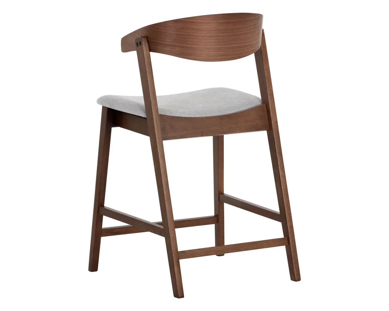 Haisley Counter Stool - Walnut