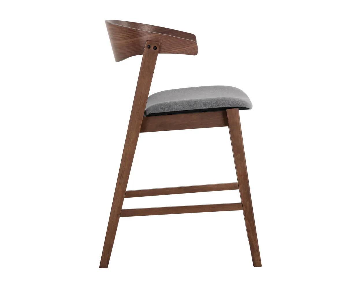 Haisley Counter Stool - Walnut