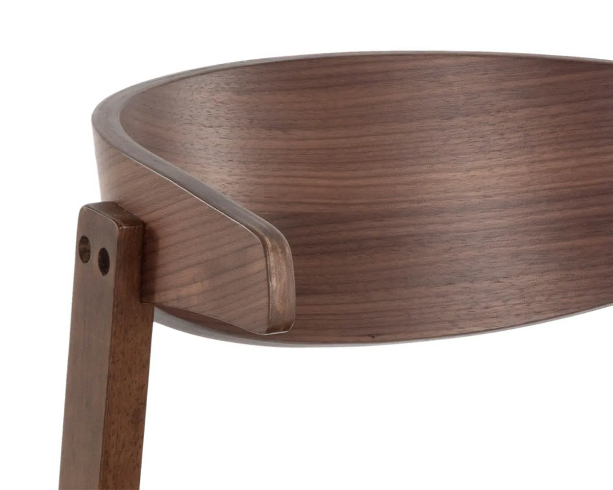 Haisley Counter Stool - Walnut