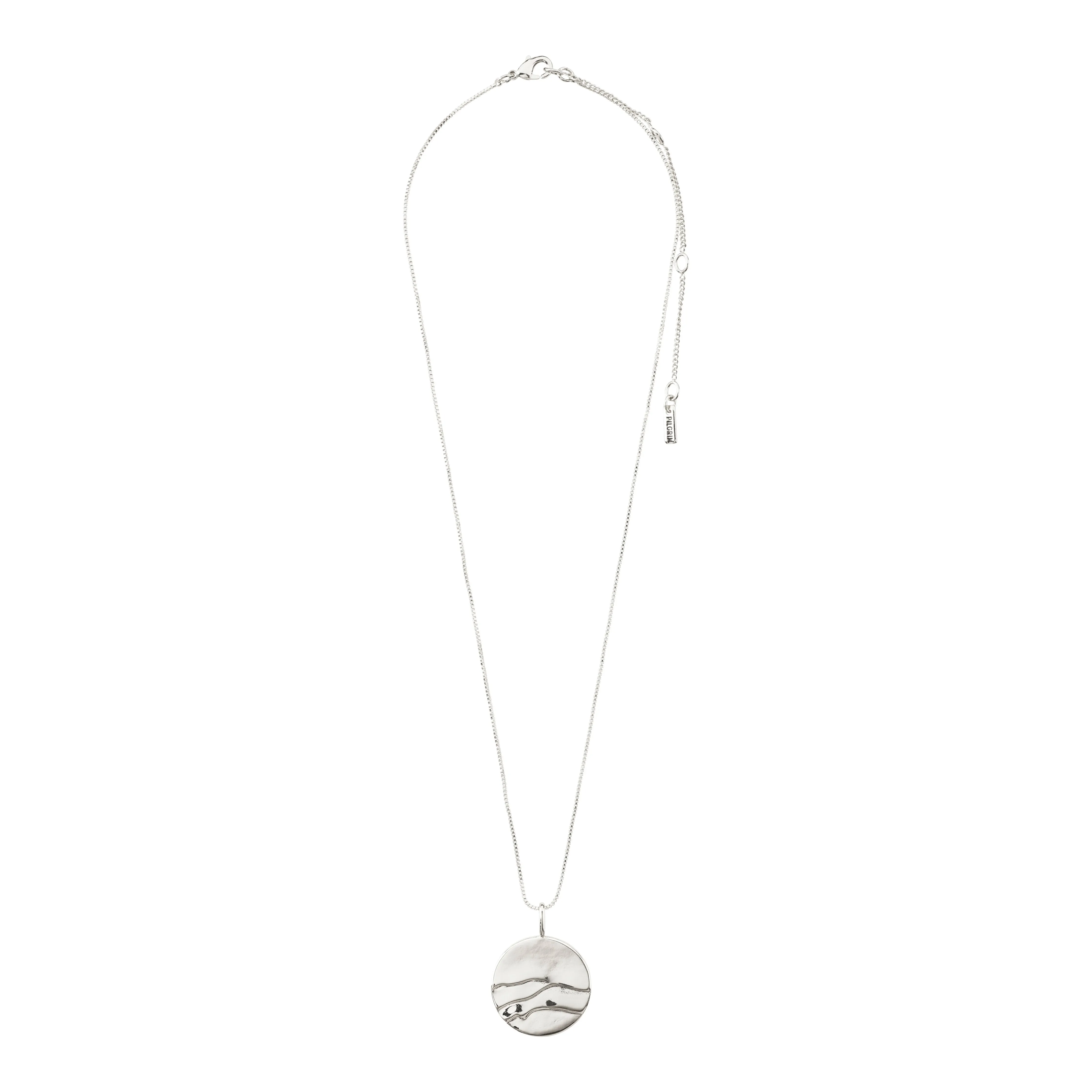 HEAT recycled coin necklace silver-plated