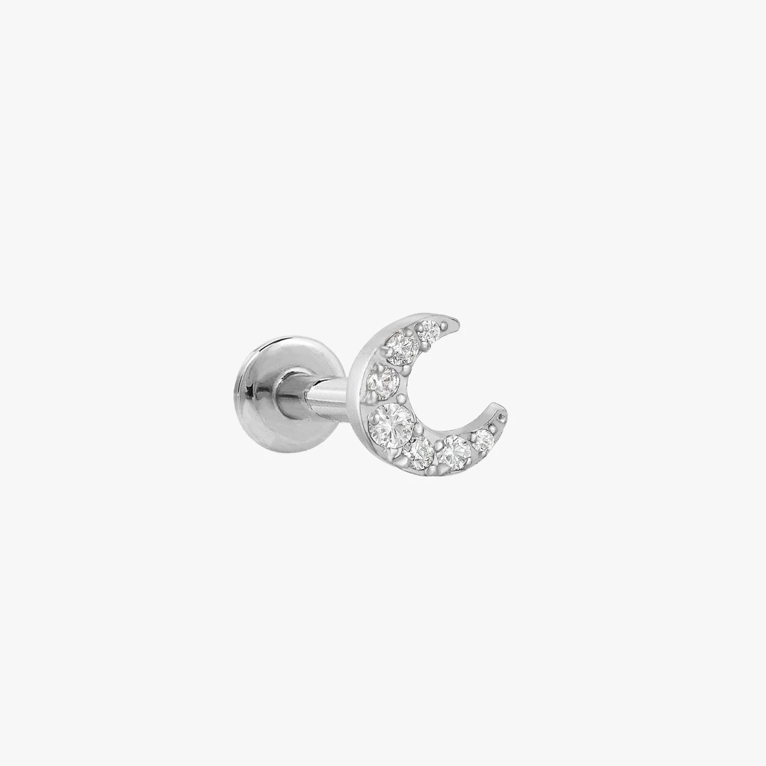 Jewel Moon Cartilage Labret